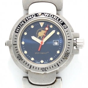 HUNTING WORLD( Hunting World ) wristwatch SPORTABOUT SPL-016211068 lady's navy 