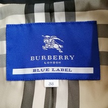 バーバリーブルーレーベル Burberry Blue Label サイズ38 M 黒 レディース スプリングコート コート_画像3