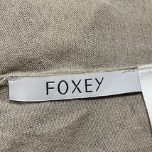 フォクシー FOXEY カーディガン サイズ38 M - ベージュ レディース 長袖/薄手 美品 トップス_画像3