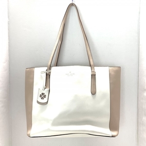 ケイトスペード Kate spade トートバッグ レザー 白×ベージュ WKRU6564 バッグ