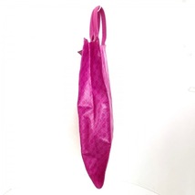 ゲラルディーニ GHERARDINI トートバッグ - PVC(塩化ビニール)×キャンバス ピンク 折りたたみ バッグ_画像2