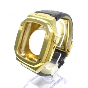 ゴールデンコンセプト GOLDEN CONCEPT CL-44 Apple Watch Case レザー×金属素材 ゴールド×ダークブラウン 小物