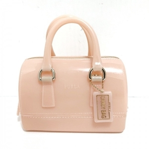  Furla FURLA handbag candy bag Raver light pink Mini Boston bag 