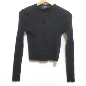  paul (pole) kaPAULEKA cardigan size S - black lady's long sleeve tops 