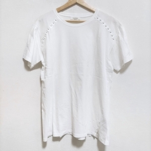 バレンチノ VALENTINO 半袖Tシャツ サイズS - 白 レディース クルーネック/スタッズ トップス