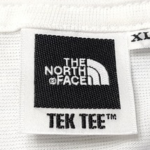 ノースフェイス THE NORTH FACE 半袖Tシャツ サイズXL - 白×ダークブラウン×マルチ メンズ クルーネック/TEK TEE トップス_画像3