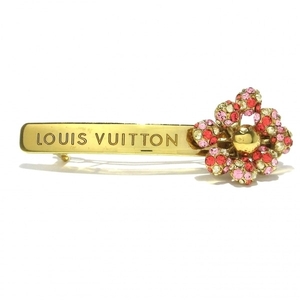 ルイヴィトン LOUIS VUITTON バレッタ M65686 バレッタ・1001(ミルエウンヌ) ニュイ 真鍮 ゴールド 美品 アクセサリー（他）