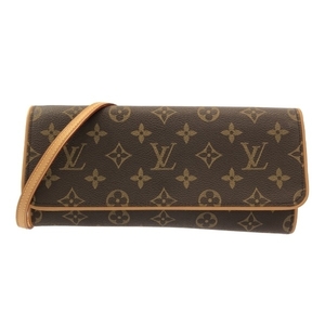 ルイヴィトン LOUIS VUITTON ショルダーバッグ M51852 ポシェットツインGM モノグラム・キャンバス - FL1001 バッグ モノグラム