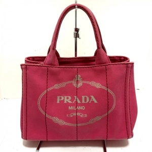 プラダ PRADA トートバッグ B2439G CANAPA キャンバス ピンク バッグ