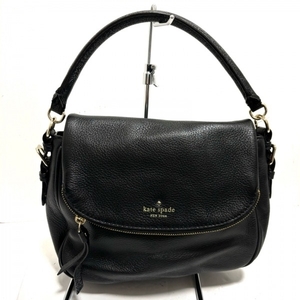 ケイトスペード Kate spade ハンドバッグ PXRU5153 コブル ヒル スモール デビン レザー 黒 バッグ