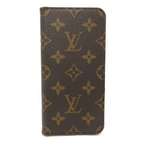 ルイヴィトン LOUIS VUITTON 携帯電話ケース M67480 IPHONE XS MAXフォリオ モノグラム・キャンバス アルマニャック BC4128 美品 財布