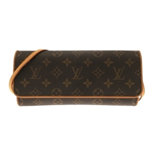 ルイヴィトン LOUIS VUITTON ショルダーバッグ M51852 ポシェット・ツインGM モノグラム・キャンバス - FL1020 バッグ モノグラム