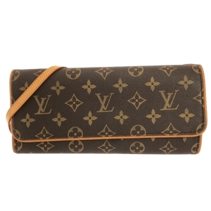 ルイヴィトン LOUIS VUITTON ショルダーバッグ M51852 ポシェットツインGM モノグラム・キャンバス - FL0090 バッグ モノグラム