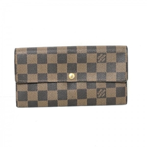 ルイヴィトン LOUIS VUITTON 長財布 N61734 ポルトフォイユサラNM2 ダミエキャンバス エベヌ CA4078 財布 ダミエ