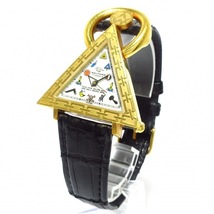 WALTHAM(ウォルサム) 腕時計 フリーメイソン 96380.74 メンズ 革ベルト/要OH 白_画像2