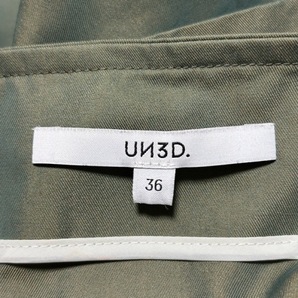 アンスリード UN3D. スカートセットアップ - グリーン レディース レディーススーツの画像3