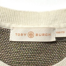 トリーバーチ TORY BURCH 長袖セーター/ニット サイズXXS XS アイボリー×ピンク×マルチ レディース ニット/ビジュー/苺柄 トップス_画像3