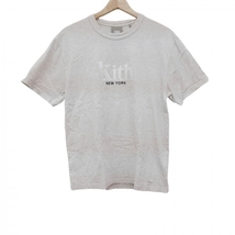 キス KITH 半袖Tシャツ サイズS - ライトグレー×白 メンズ 刺繍 トップス_画像1