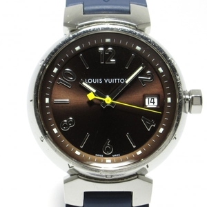 LOUIS VUITTON(ヴィトン) 腕時計 タンブール Q1311 ボーイズ ダークブラウン