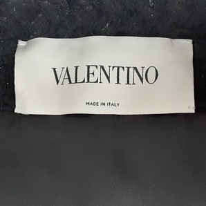 バレンチノ VALENTINO サイズ38 M - 黒 レディース 長袖/リボン/メッシュ/ラメ/オールシーズン 美品 ジャケットの画像3