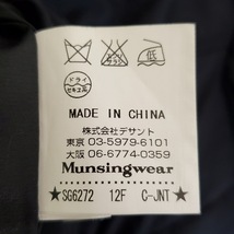 マンシングウェア Munsingwear サイズM - 黒 メンズ 長袖/中綿/冬 コート_画像5