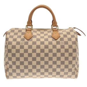 ルイヴィトン LOUIS VUITTON ハンドバッグ N41370 スピーディ30 ダミエ・アズール キャンバス アズール RFID確認済み。 美品 バッグ ダミエ