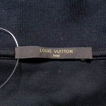 ルイヴィトン LOUIS VUITTON 半袖ポロシャツ サイズS 黒 メンズ ロゴ刺繍 トップス_画像3