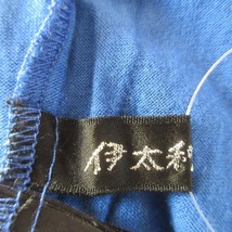 イタリヤ 伊太利屋/GKITALIYA 半袖Tシャツ サイズ11 M ブルー×グレー×マルチ レディース ビジュー トップス_画像3