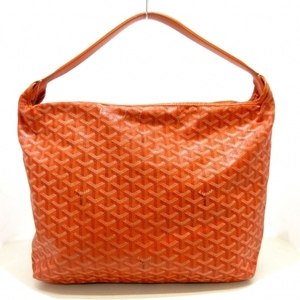 ゴヤール GOYARD ショルダーバッグ フィッジィ コーティングキャンバス×レザー オレンジ ABA120080 バッグ