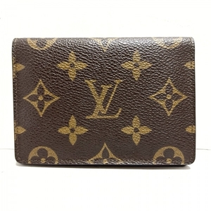 ルイヴィトン LOUIS VUITTON パスケース M60533 ポルト2カルトヴェルティカル モノグラム・キャンバス - MI8907 財布 モノグラム