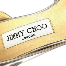 ジミーチュウ JIMMY CHOO パンプス 38 1/2 - レザー シルバー レディース 靴_画像5