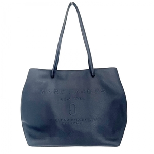 マークジェイコブス MARC JACOBS トートバッグ M0015766 ロゴショッパー イーストウエスト レザー ネイビー バッグ