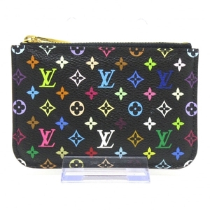 ルイヴィトン LOUIS VUITTON コインケース M93735 ポシェット・クレ モノグラム・マルチカラー キャンバス ノワール CA4100 美品 財布