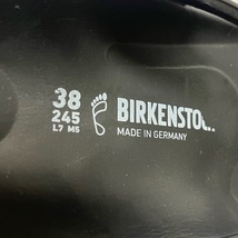 ビルケンシュトック BIRKEN STOCK ビーチサンダル 24.5 - ラバー 黒 レディース 靴_画像5