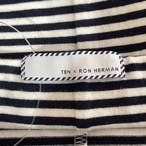 ロンハーマン Ron Herman スカート サイズXS - 白×黒 レディース ひざ丈/ボーダー/ウエストゴム ボトムス_画像3
