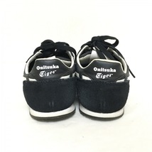 アシックス・オニツカタイガー asics Onitsuka Tiger スニーカー 24.5 - 化学繊維×スエード×合皮 黒×白 レディース 靴_画像3