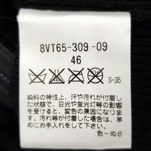 エポカ ウォモ EPOCA UOMO ブルゾン サイズ46 XL - 黒 メンズ 長袖/レザー/ニット/春/秋 ジャケット_画像5