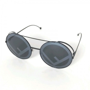  Fendi FENDI FF0285/S - plastic × metal material black × dark gray sunglasses 