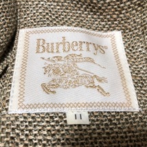 バーバリーズ Burberry's サイズ11 M - 麻 グレーベージュ レディース 長袖/ニット/オールシーズン ジャケット_画像3