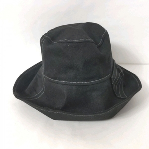 アシーナ Athena - 麻 黒 帽子 (その他) 帽子