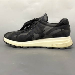 プラダ PRADA スニーカー 7 4E3476 ナイロン 黒×グレー メンズ 迷彩柄 靴