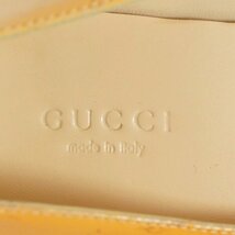 グッチ GUCCI パンプス 35 C 182112 - エナメル（レザー） オレンジ レディース インターロッキングG/ウェッジソール 靴_画像5