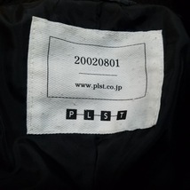 プラステ PLS+T(PLST) ダウンジャケット サイズ2 M - ダークグレー×黒 レディース 長袖/ジップアップ/冬 ジャケット_画像3