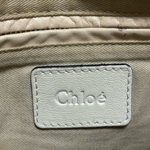 クロエ Chloe ハンドバッグ パラティ レザー アイボリー スタッズ バッグ_画像8