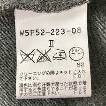 トゥービーシック TO BE CHIC 長袖カットソー サイズ2 M - 毛 ダークグレー×黒 レディース クルーネック/リボン トップス_画像5