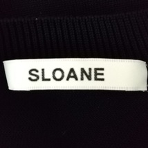 スローン SLOANE 半袖カットソー サイズ1 S - ポリエステル ダークネイビー レディース クルーネック 美品 トップス_画像3