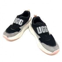 アグ UGG スニーカー 化学繊維 黒×グレー×マルチ レディース 靴_画像2