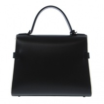 デルボー DELVAUX ハンドバッグ タンペートMM ボックスカーフ 黒×白 美品 バッグ_画像3