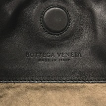 ボッテガヴェネタ BOTTEGA VENETA ショルダーバッグ イントレチャート レザー 黒 チェーンショルダー バッグ_画像7