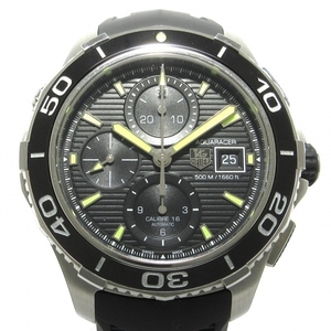 TAG Heuer( TAG Heuer ) wristwatch Aquaracer kyali bar 16 CAK2111.FT8019 men's SS× ceramic / rubber belt black 